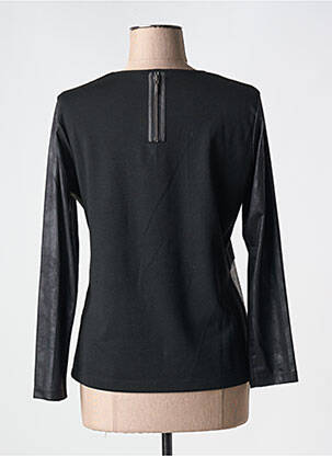 Top elasticitate mâneci lungi negru MERI & ESCA femeie