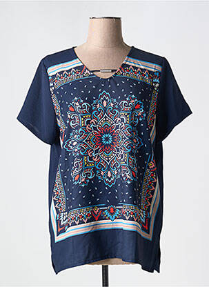 Top albastru GALMALLA femeie