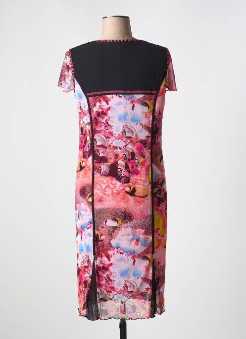 Rochie midi roz GUY DUBOUIS femeie