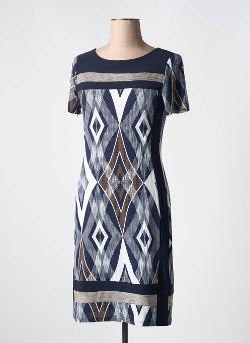 Rochie midi albastru GEVANA femeie