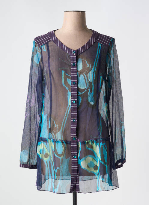 Tunică mâneci lungi albastru CHRISTIAN MARRY femeie