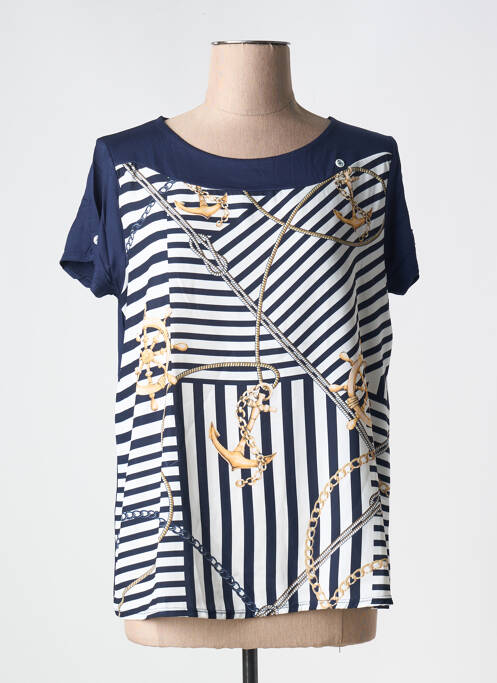 Tricou albastru GALMALLA femeie