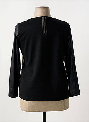 Top elasticitate mâneci lungi negru MERI & ESCA femeie