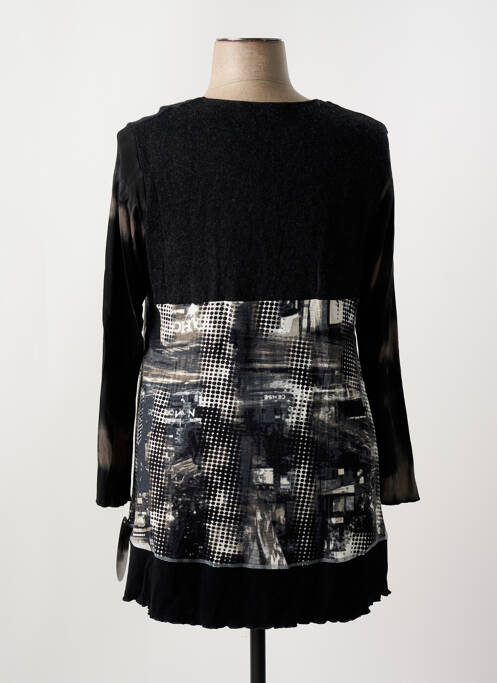 Tunică mâneci lungi negru CHRISTIAN MARRY femeie