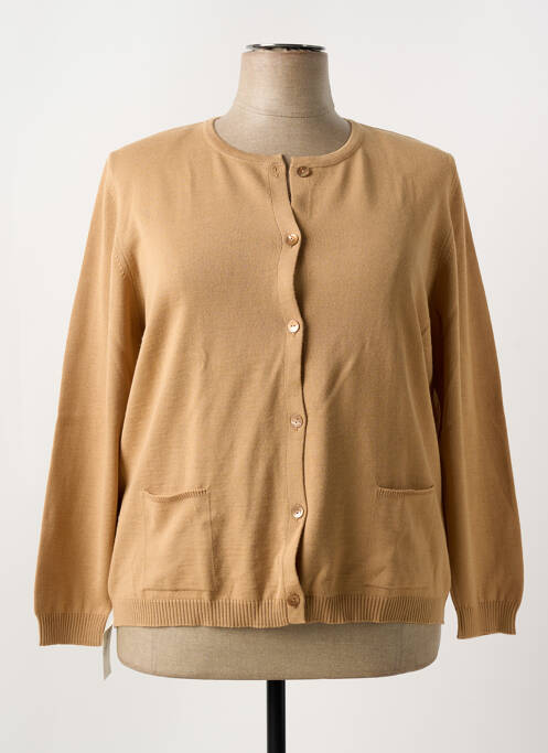 Vestă cu mâneci lungi bej MINO MORA femeie