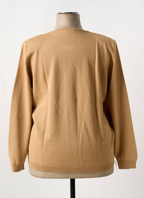 Vestă cu mâneci lungi bej MINO MORA femeie