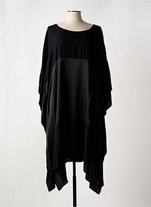 Tunică mâneci lungi negru MAT. femeie