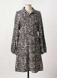Rochie midi mâneci lungi mâneci lungi gri MAT. femeie