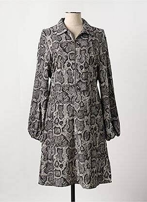 Rochie midi gri MAT. femeie