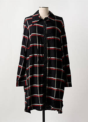 Tunică mâneci lungi negru MAT. femeie