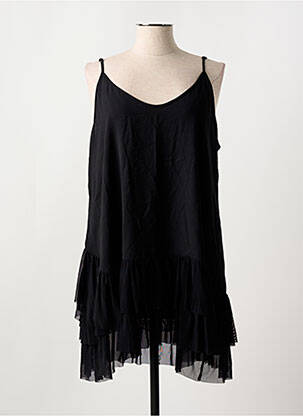 Tunică mâneci lungi negru MAT. femeie