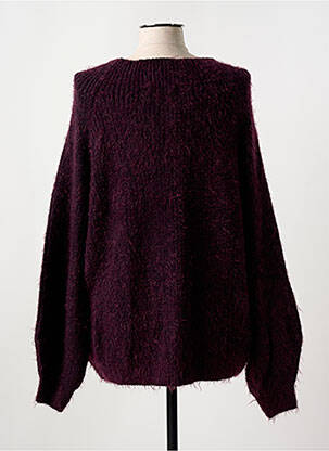 Pulover elasticitate mâneci lungi violet MAT. femeie