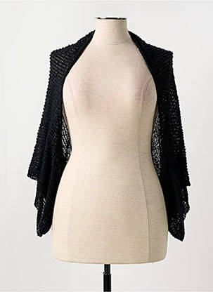 Vestă cu mâneci lungi negru MAT. femeie