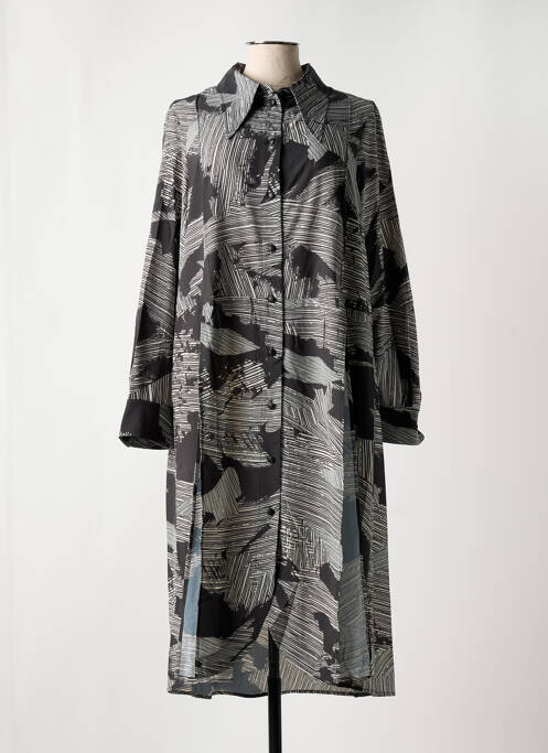 Palton lung negru MAT. femeie