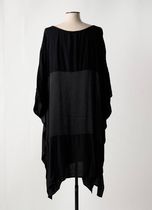 Tunică mâneci lungi negru MAT. femeie