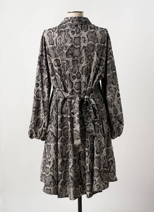 Rochie midi gri MAT. femeie