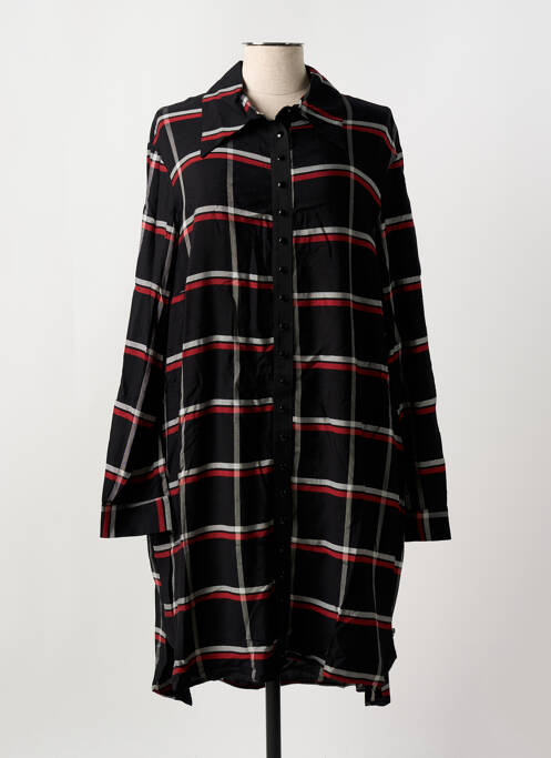 Tunică mâneci lungi negru MAT. femeie