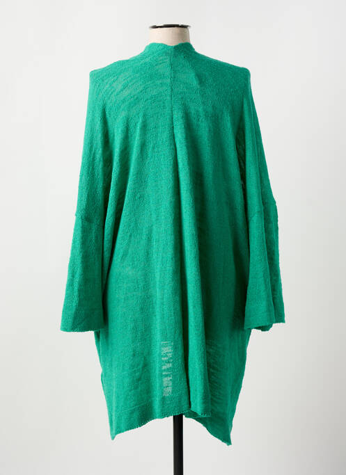 Vestă cu mâneci lungi verde MAT. femeie