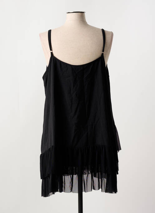 Tunică mâneci lungi negru MAT. femeie