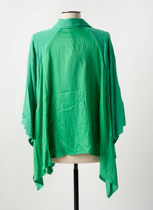 Tunică mâneci lungi verde MAT. femeie