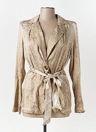 Jachete casual guler tip costum maro ANGELA DAVIS femeie