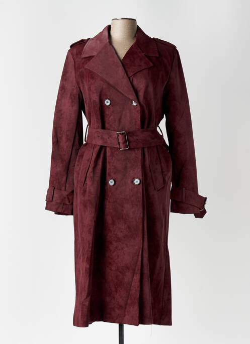 Palton lung violet LUMINA femeie