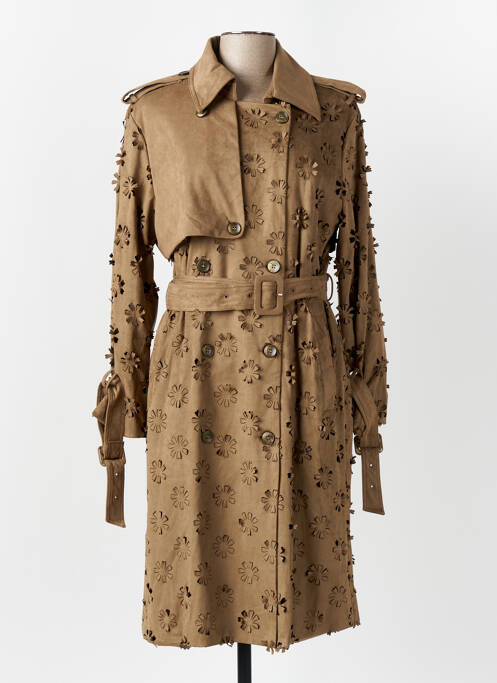 Palton lung maro CIVICO 1 femeie