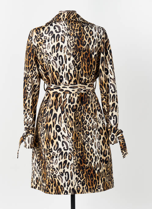 Palton lung maro ANGELA DAVIS femeie