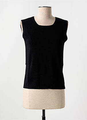 Top negru ANGELA DAVIS femeie