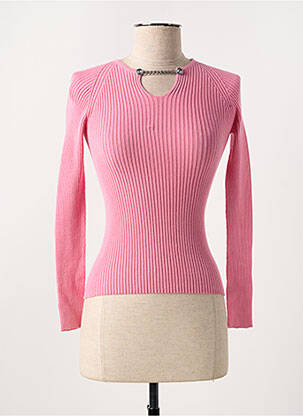 Pulover roz ANGELA DAVIS femeie