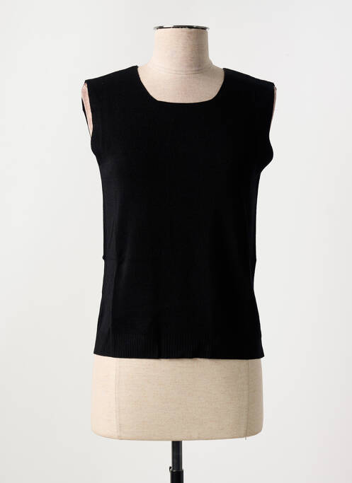 Top negru ANGELA DAVIS femeie