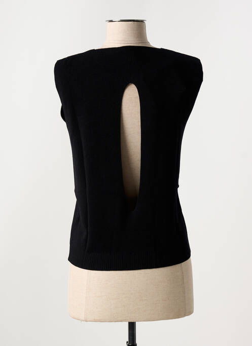 Top negru ANGELA DAVIS femeie