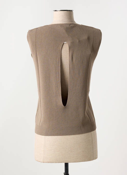 Top bej ANGELA DAVIS femeie