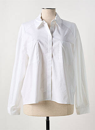 Cămașă alb ANGELA DAVIS femeie