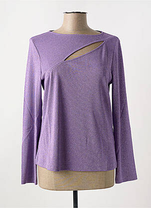 Top elasticitate mâneci lungi violet DIANA GALLESI femeie