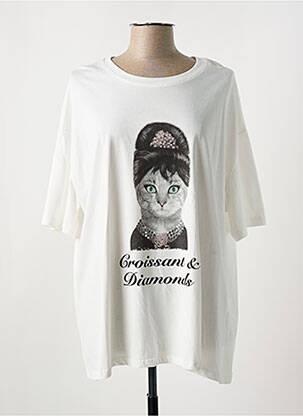 Tricou alb LUMINA femeie