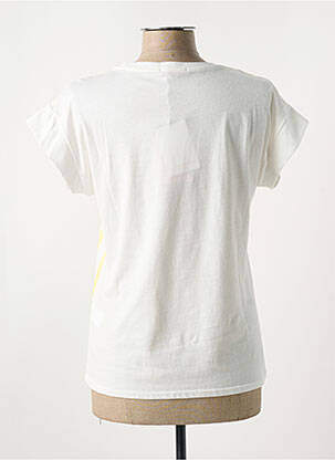 Tricou serigrafie mâneci scurte galben ALTAMIRA femeie