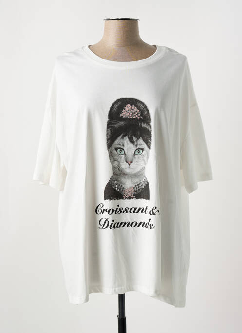 Tricou alb LUMINA femeie