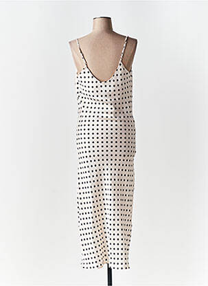 Rochie midi fără mâneci fără mâneci alb LULU femeie