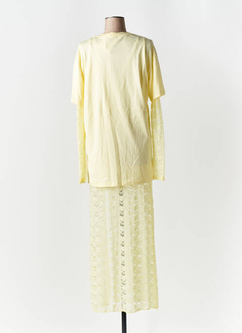 Rochie lungă galben LUMINA femeie