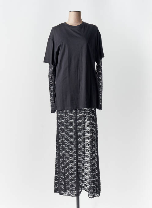 Rochie lungă negru LUMINA femeie