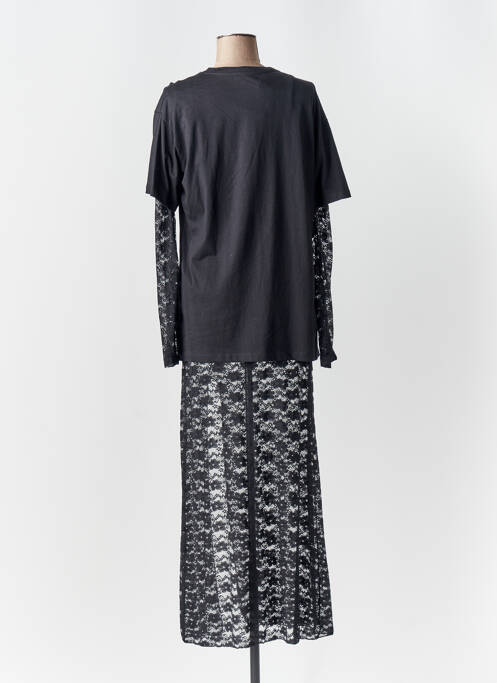 Rochie lungă negru LUMINA femeie