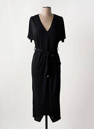 Rochie midi mâneci scurte mâneci scurte negru DIANA GALLESI femeie