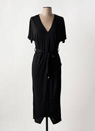 Rochie midi mâneci scurte mâneci scurte negru DIANA GALLESI femme