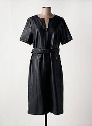 Rochie midi mâneci scurte mâneci scurte negru DIANA GALLESI femeie