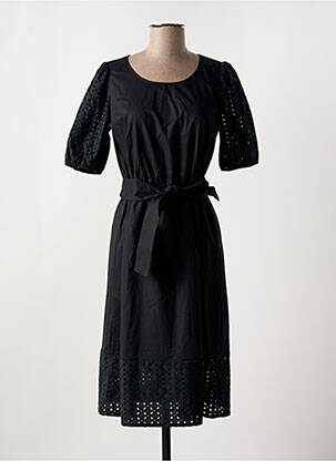 Rochie midi mâneci scurte mâneci scurte negru DIANA GALLESI femeie