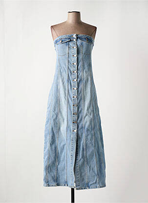 Rochie midi albastru LUMINA femeie