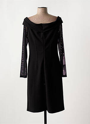 Rochie midi mâneci lungi mâneci lungi negru GINA BACCONI femeie