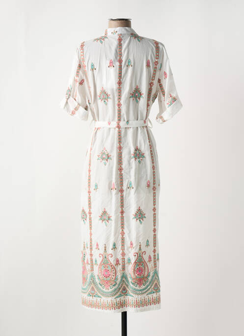 Rochie midi alb ALTAMIRA femeie