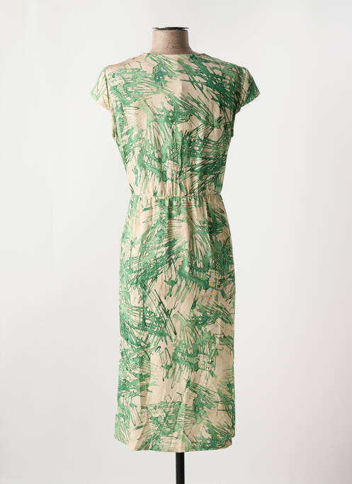 Rochie midi verde FRIDA MADÉ femeie